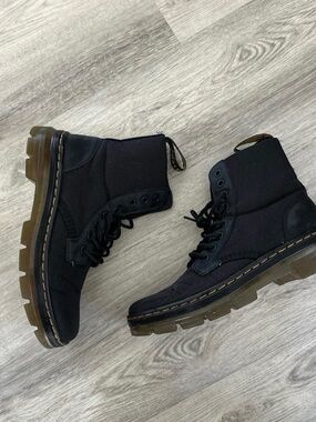 Dr. Martens Black Combat Ankle Boots